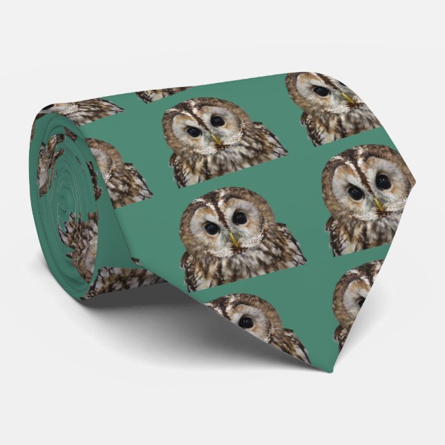 Tawny Owl Krawatte (Gerollt)