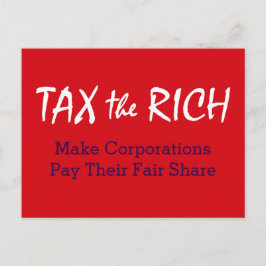 Tax the Rich Postkarte