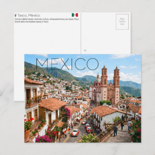 Taxco, Mexiko-Reisepostkarte Postkarte