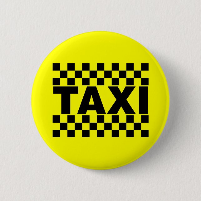 Taxi Cab Hire Job Button (Vorderseite)