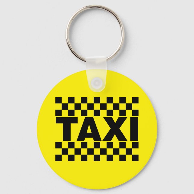 Taxi Cab Schlüsselanhänger (Vorderseite)