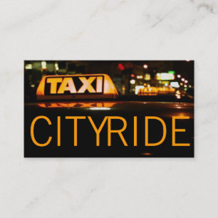Taxi, Cabine, Conducteur, Carte de visite de trans