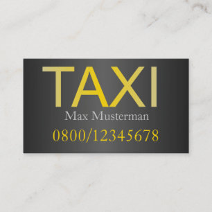 TAXI Cartes de visite