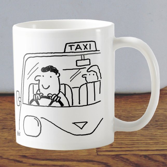Taxi-Cartoon Kaffeetasse (Von Creator hochgeladen)