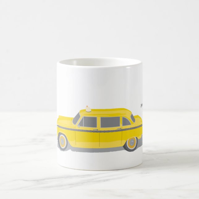 Taxi de jaune de tasse de JON (Centre)