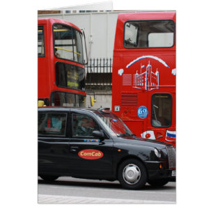 Taxi de taxi noir de Londres