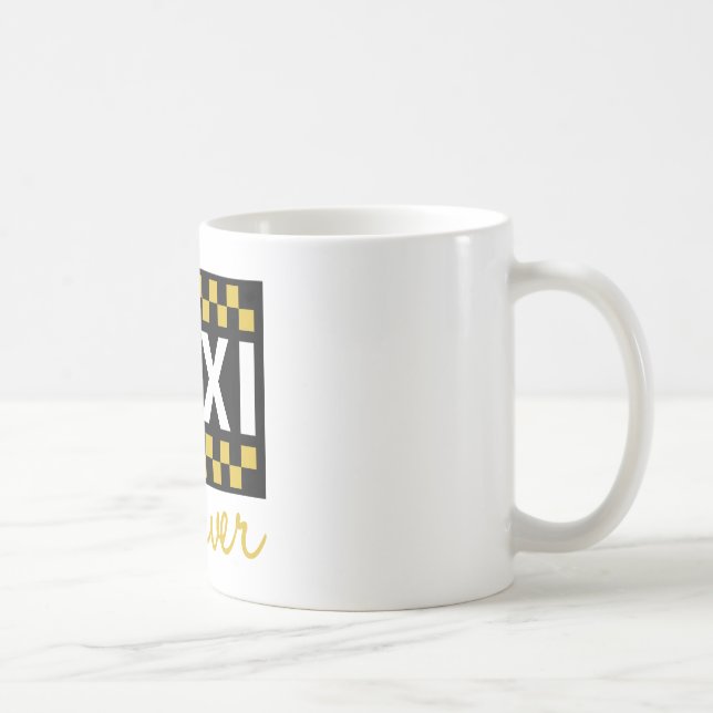 Taxi-Fahrer Kaffeetasse (Rechts)