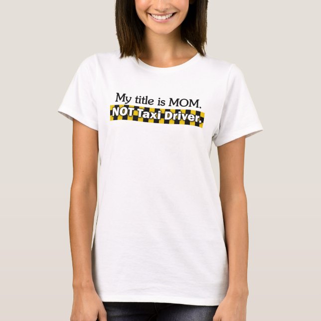 Taxi-Fahrer T-Shirt (Vorderseite)