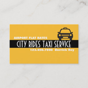 Taxi-Führerdienste Visitenkarte