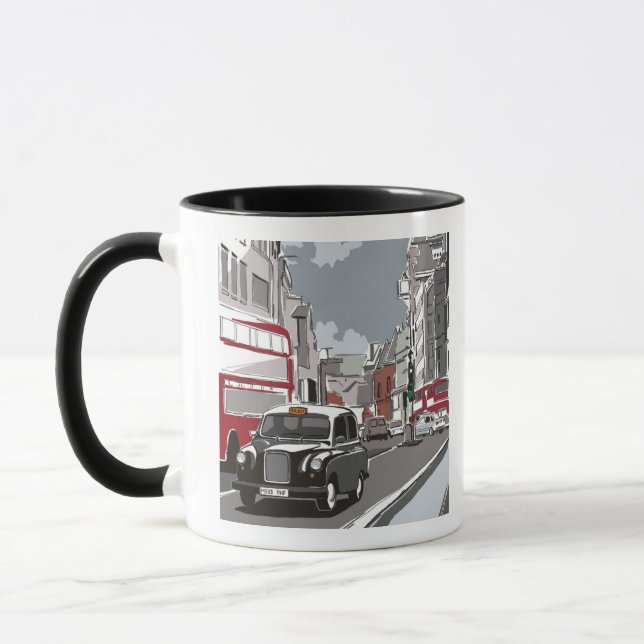 Taxi in London Tasse (Links)