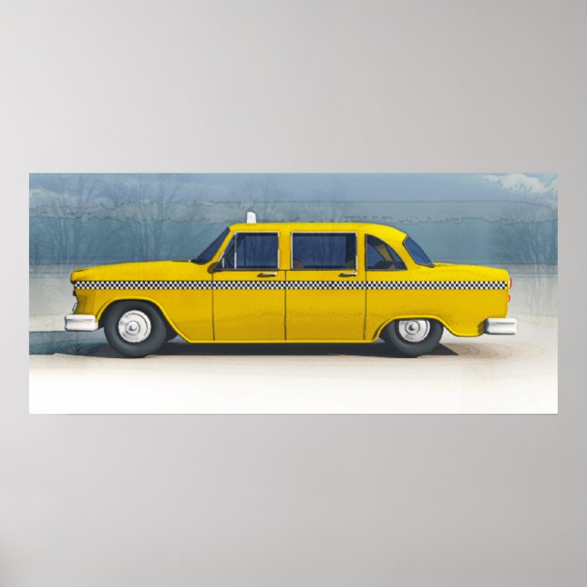 Taxi nyc poster (Vorne)