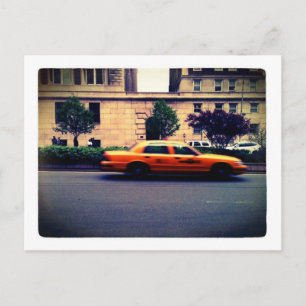 Taxi Postkarte