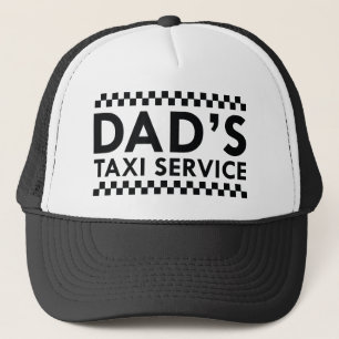 Taxi-Service des Vaters Truckerkappe