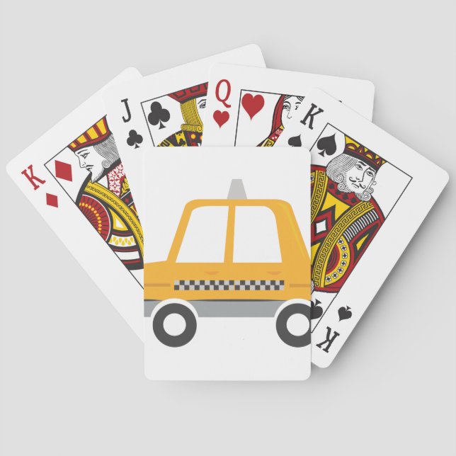 Taxi Spielkarten (Rückseite)