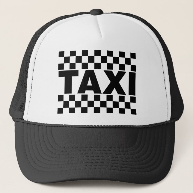 Taxi ~ Taxi Cab ~ Mietwagen Truckerkappe (Vorderseite)