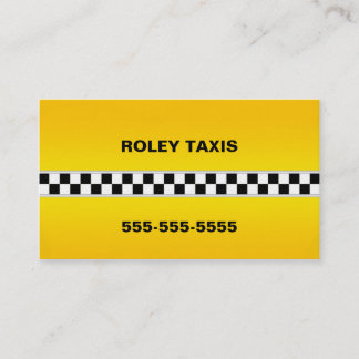 Taxi-Visitenkarte Visitenkarte
