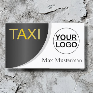 TAXI Visitenkarten mit LOGO Visitenkarte