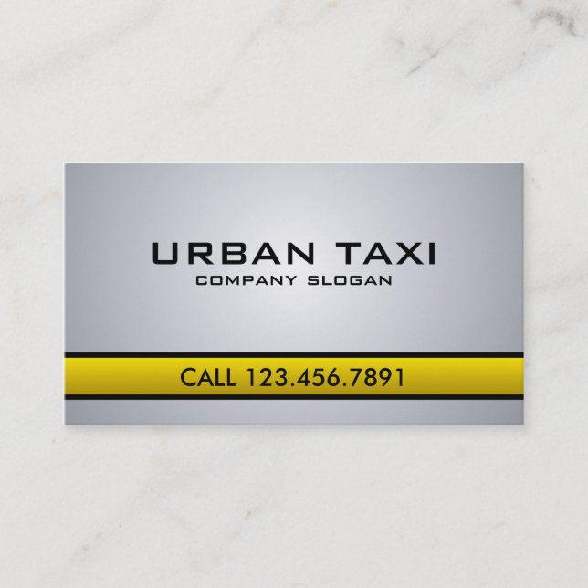 Taxi - Visitenkarten Visitenkarte (Vorderseite)