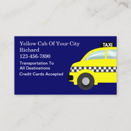 Taxi-Visitenkarten Visitenkarte