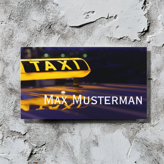 TAXI Visitenkarten Visitenkarte