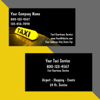 Taxi-Visitenkarten