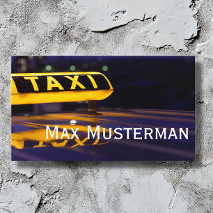 TAXI Visitenkarten Visitenkarte