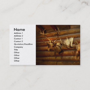 Taxidermy - Die Jagdhütte Visitenkarte
