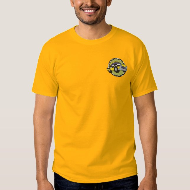 Taxifahrer Besticktes T-Shirt (Vorderseite)