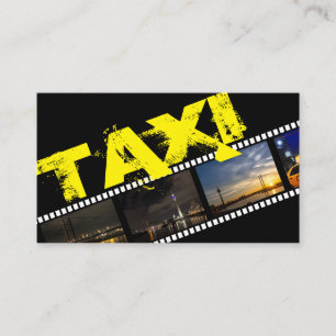 Taxifahrer Chauffeur Transporteur Stadtfahrer Fahr Visitenkarte