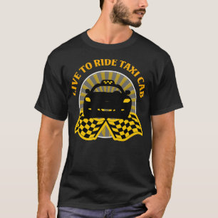 Taxifahrer mit dem Taxi T-Shirt