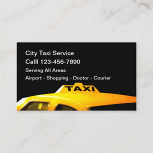 Taxifahrer-Transportdienstleistungen Visitenkarte