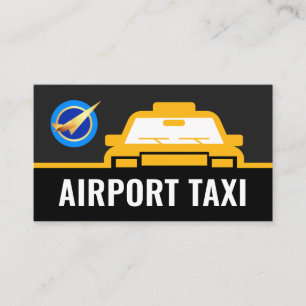 Taxifahrzeug-Routen-Flughafenlinie Visitenkarte