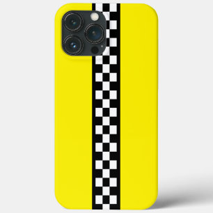 Taxis Karo Streifenmuster Case-Mate iPhone Hülle