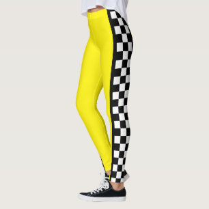 Taxis Karo Streifenmuster Leggings