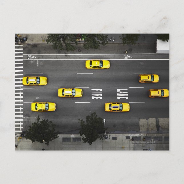 Taxistände Postkarte (Vorderseite)