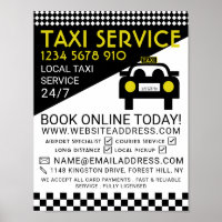 Taxistation, Taxi-Kab-Firmenwerbung