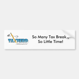 TaxNerd Autoaufkleber