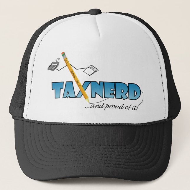 TaxNerd Fernlastfahrer-Hut Truckerkappe (Vorderseite)