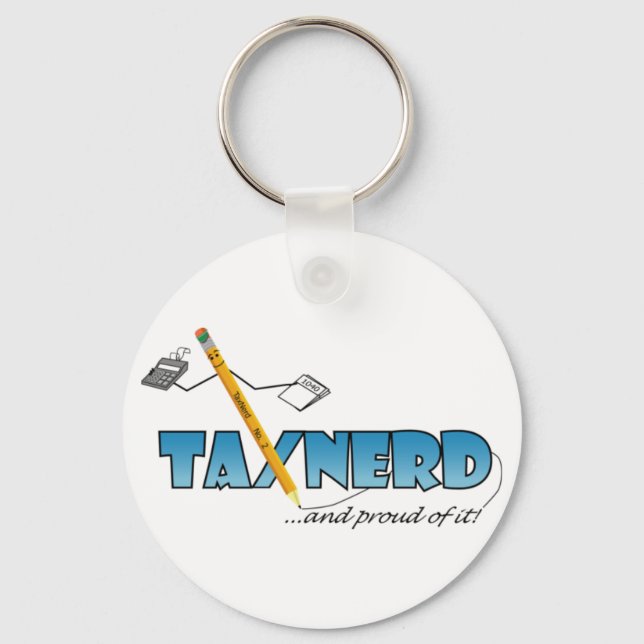 TaxNerd-Schlüsselanhänger Schlüsselanhänger (Vorderseite)