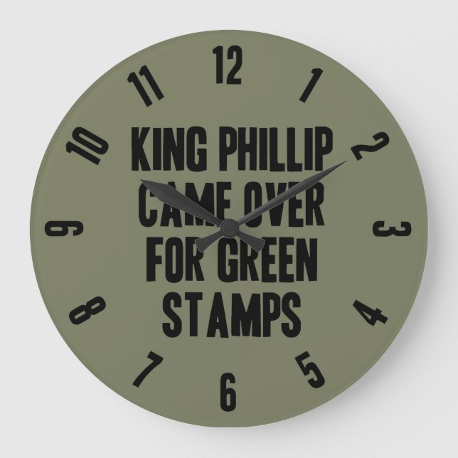 Taxonomy Mnemonic Große Wanduhr (Vorderseite)