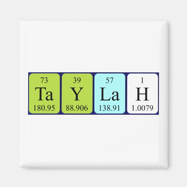 Taylah Periodenmagnet Magnet (Vorne)
