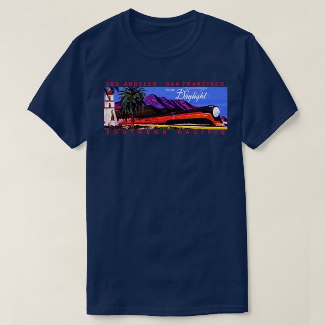 Taylight Railroad Train der 30er Jahre T-Shirt (Design vorne)