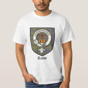 Taylor-Clan-Wappen-AbzeichenTartan T-Shirt