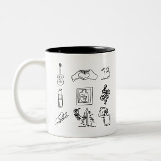 Taylor Eras Album Inspiriert Line Zeichnend Tasse