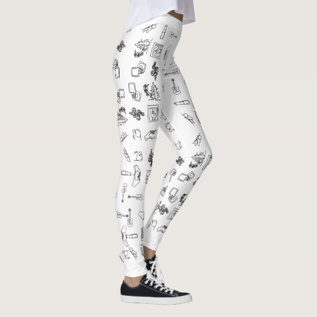Taylor Eras Line Zeichnend Leggings (Rechts)