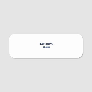 Taylor Familienname - Benutzerdefiniert "Est. 2025 Namensschild