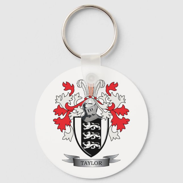 Taylor Familienwappen Coat of Arms Schlüsselanhänger (Vorderseite)