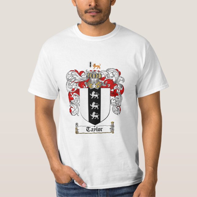 Taylor-Familienwappen - Taylor-Wappen T-Shirt (Vorderseite)