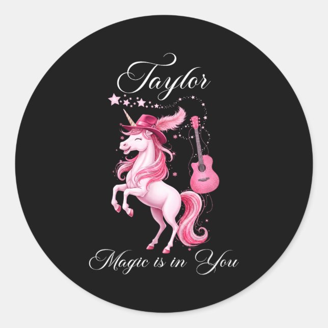 Taylor Gift - Taylor Shirt  Runder Aufkleber (Vorderseite)