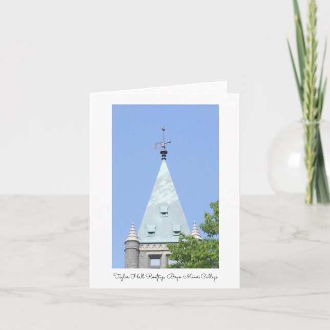 Taylor Hall Rooftop, Bryn Mawr College (Vorderseite)